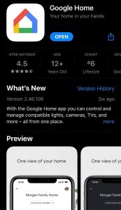 Google Home App