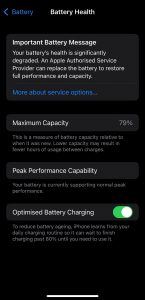 How to check battery life on iPhone