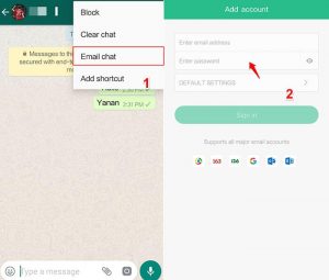 how to transfer WhatsApp chats from iPhone to android