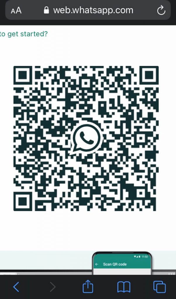 WhatsApp web- QR Code 