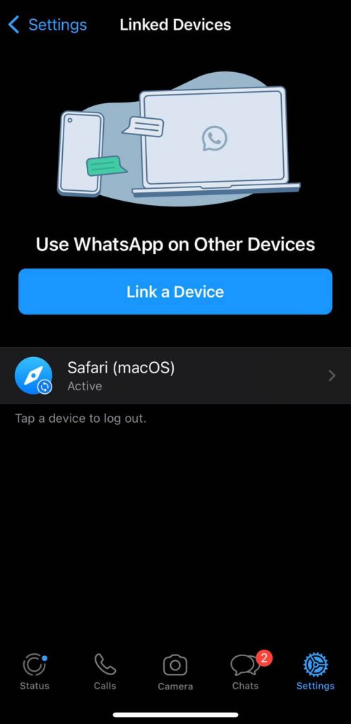 WhatsApp web - Link a Device