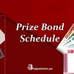 Prize Bond Schedule 2021