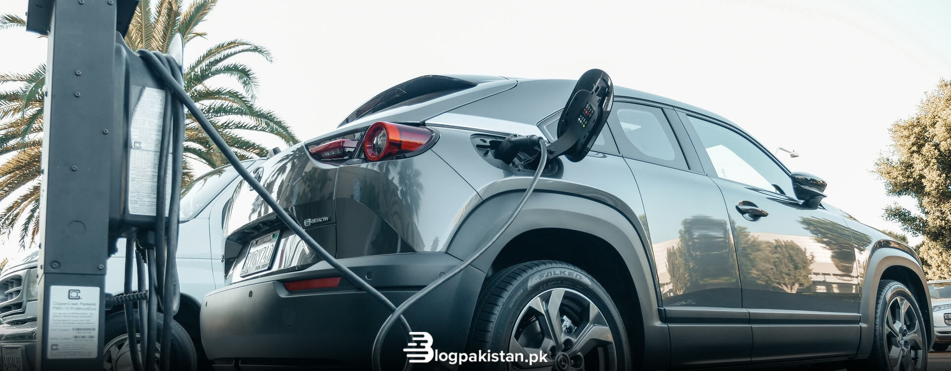Electric car charging station in Islamabad