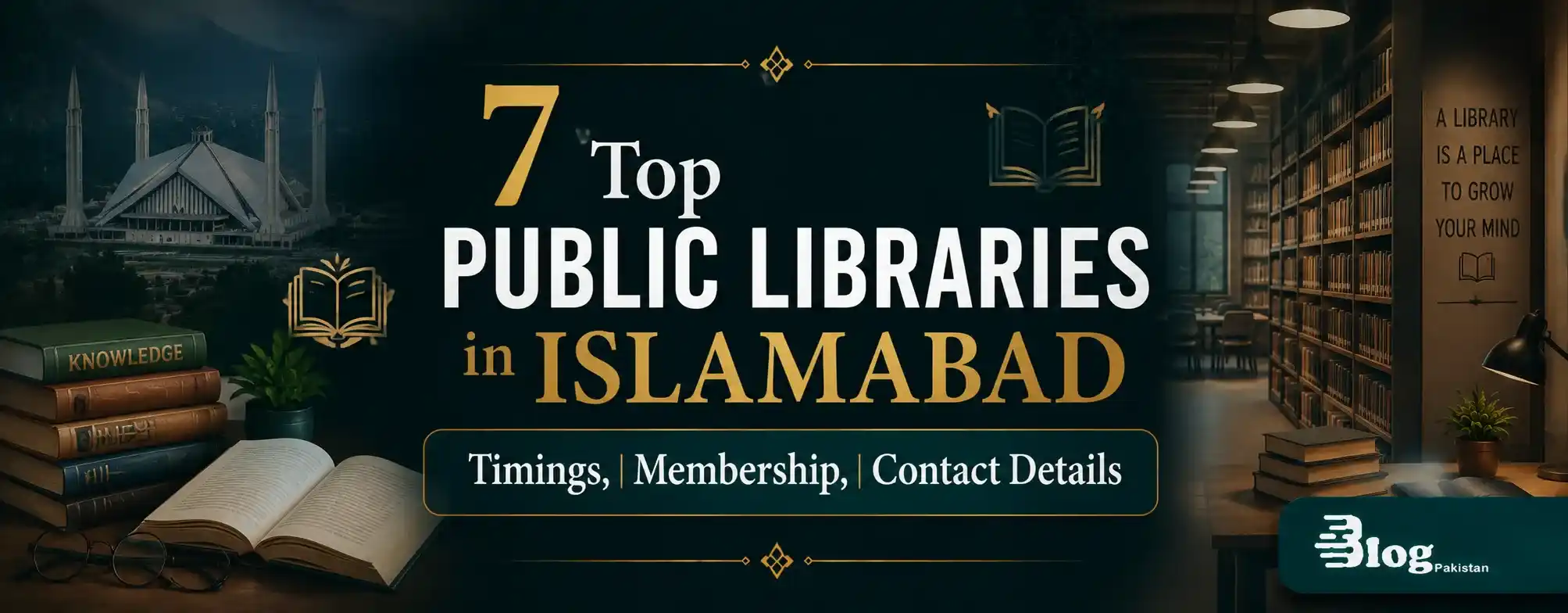 Best libraries in Islamabad offering quiet study environments and research resources