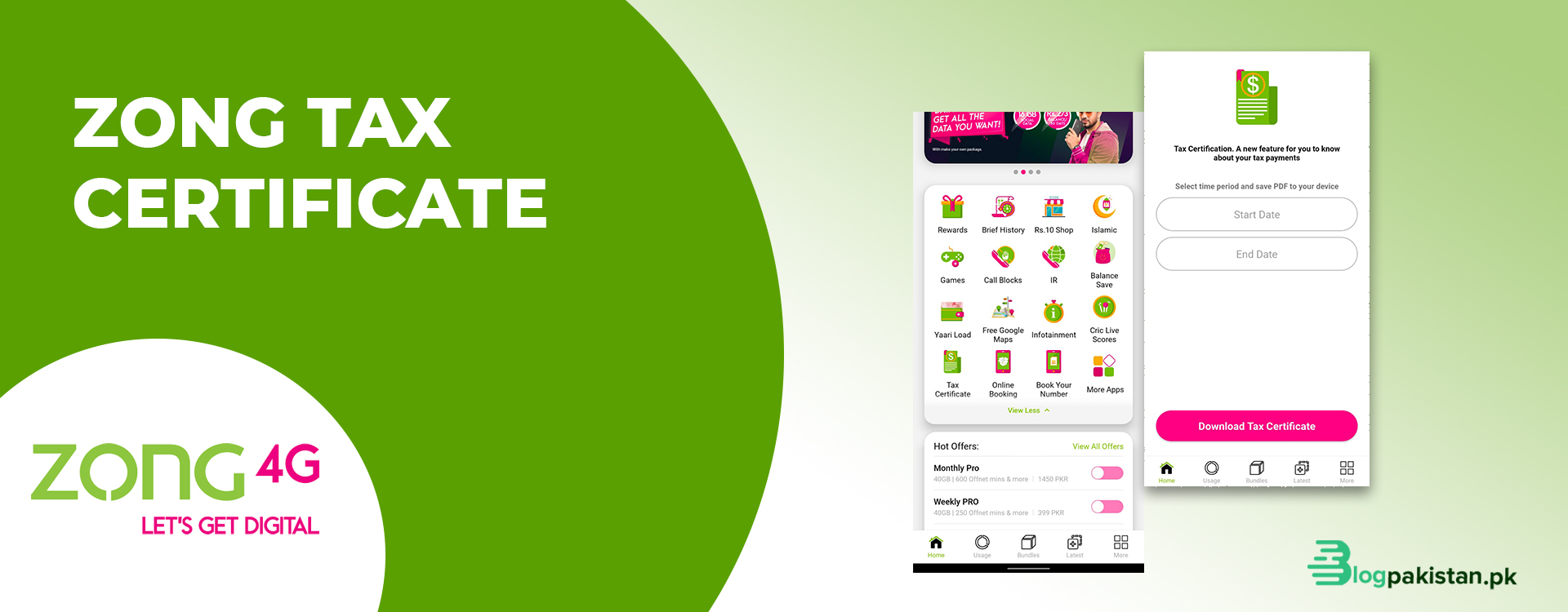 Zong Tax Certificate – Easy Ways to Get Zong Withholding Tax Certificate in 2022