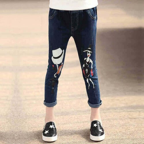 Printed Denim