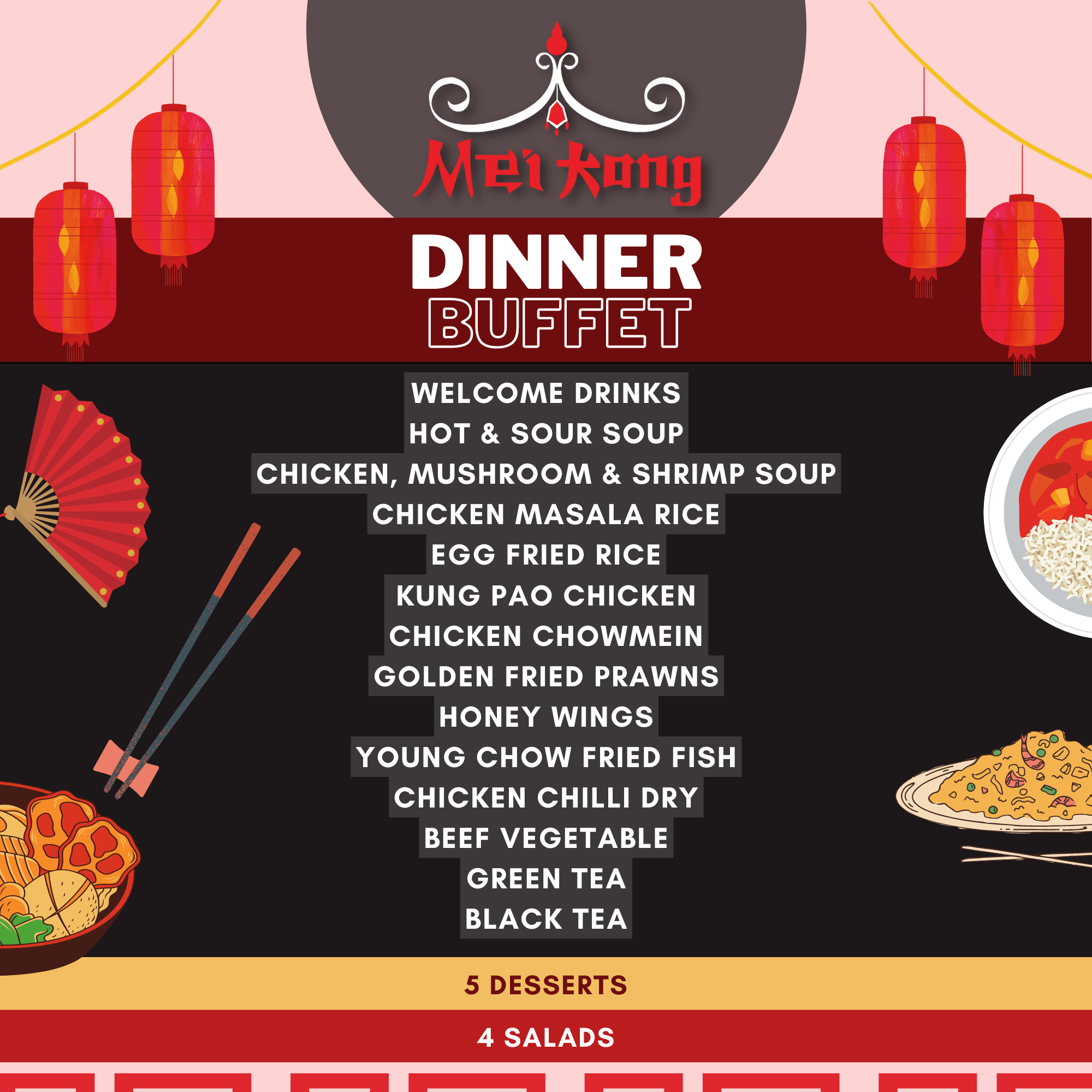 6 Dinner Buffets in Rawalpindi Menus, Timings & Prices