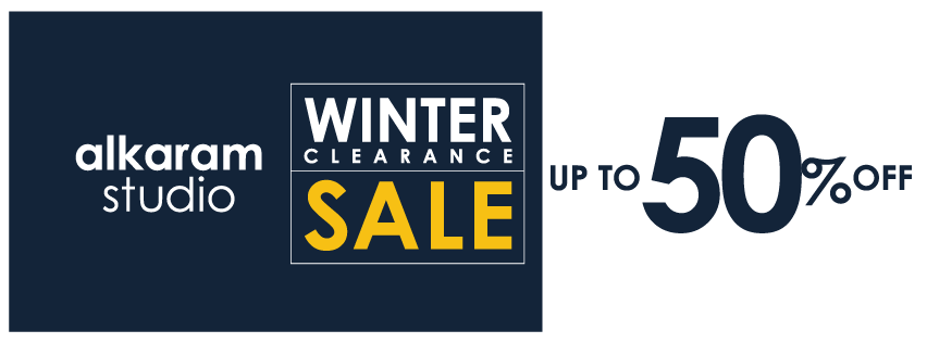Alkaram Winter Clearance Sale up to 50% Off