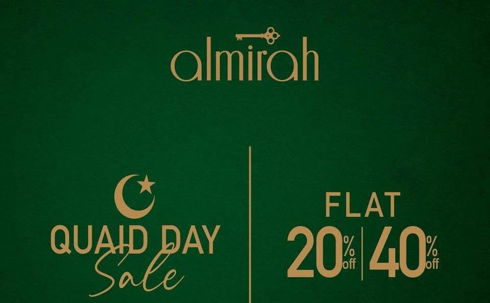 Almirah Quaid Day Sale – Flat 20% to 40% Off