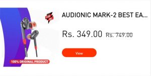 audionic earphone sale