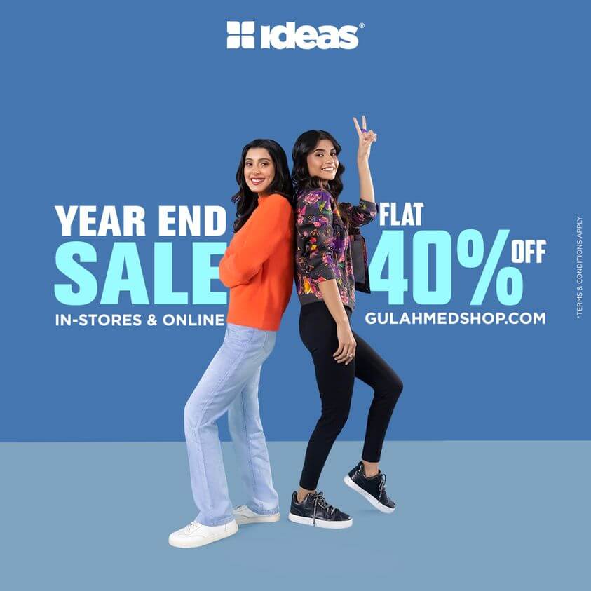 Gul Ahmed Ideas Year End Sale – Flat 40% Off