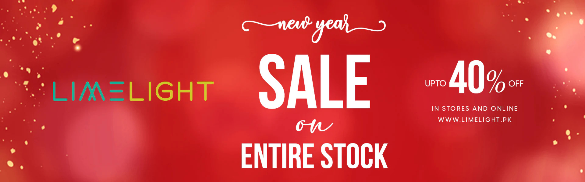 Limelight New Year Sale – Up to 40% Off on Entire Stock