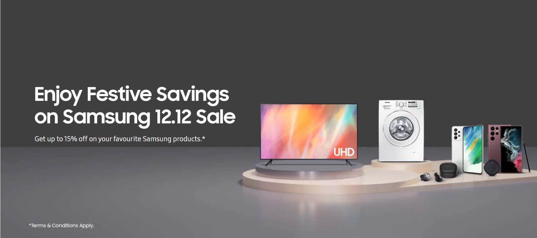 Samsung Pakistan 12.12 Sale