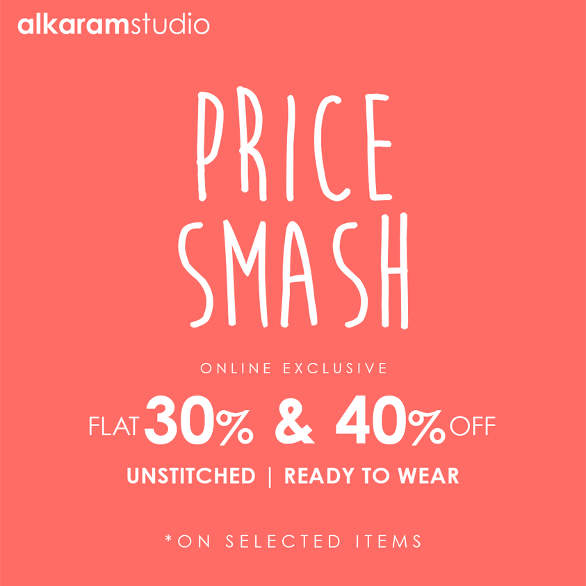 Alkaram Price Smash sale 2023