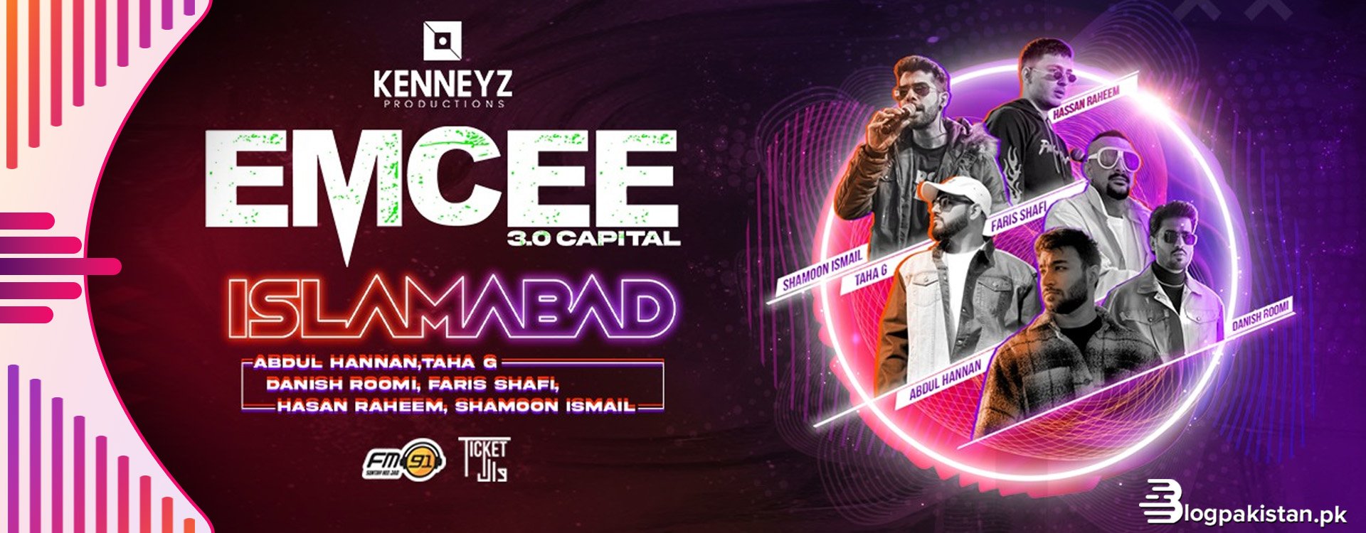 EMCEE 3.0 CAPITAL Islamabad | Faris Shafi – Abdul Hannan – Hasan Raheem