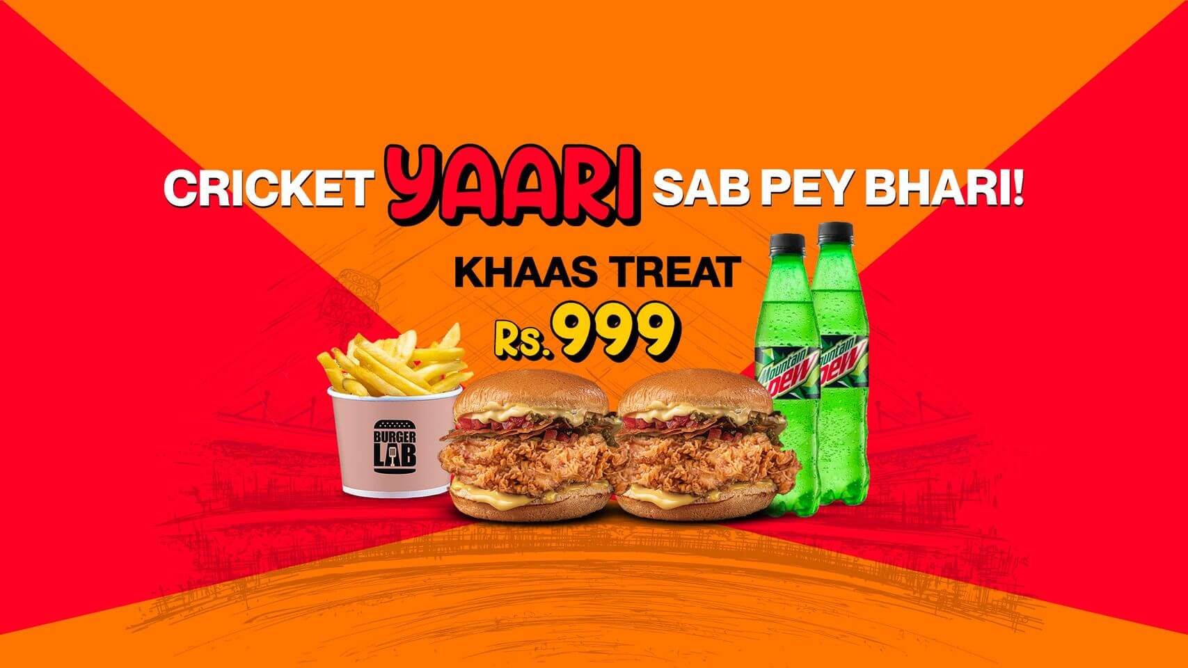 Burger Lab Khaas PSL Deal – Cricket Yaari Sab Pe Bhari! 