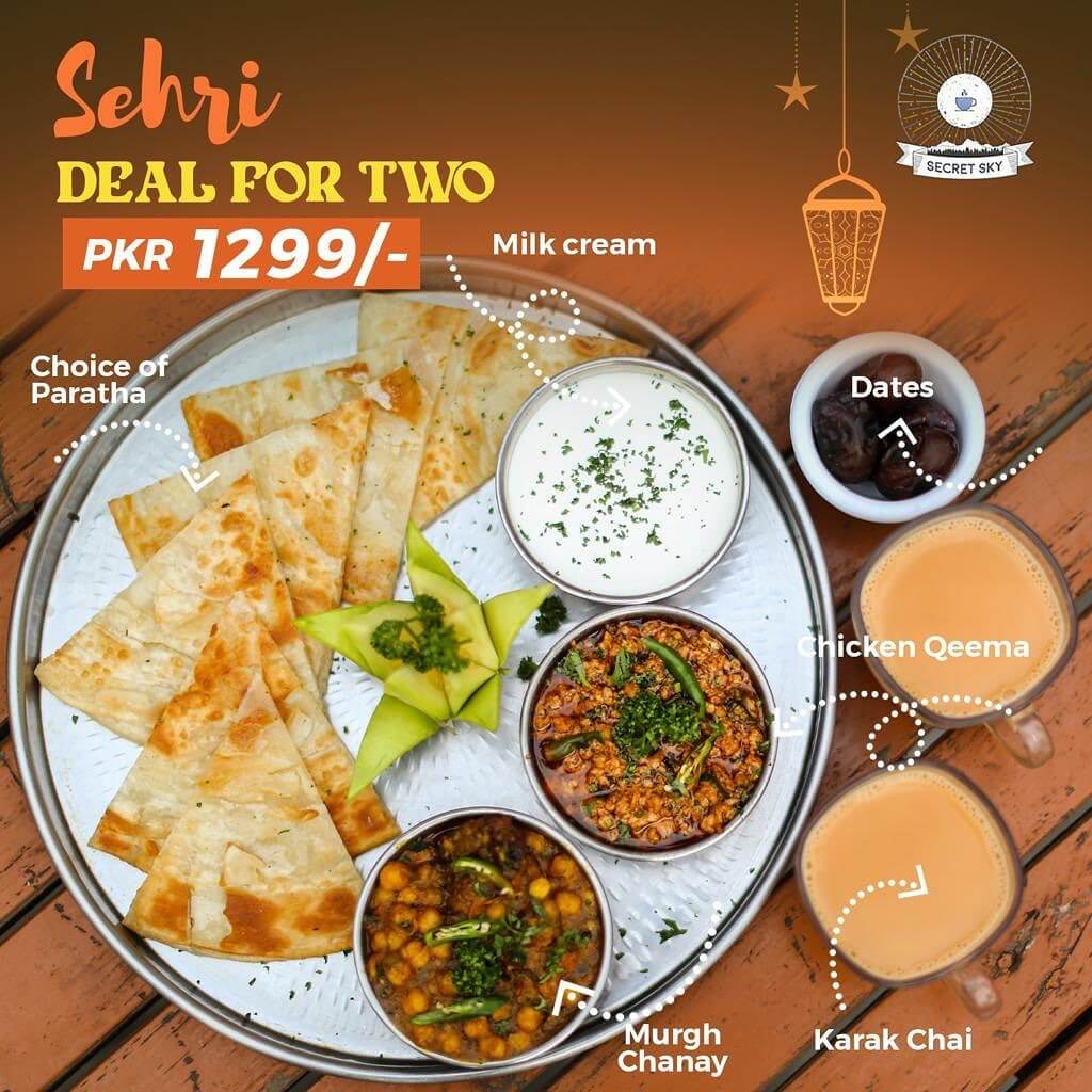 secret sky iftar/sehri deals