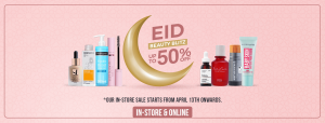 Makeup City Eid Sale Up to 50% Off – In-stores & Online