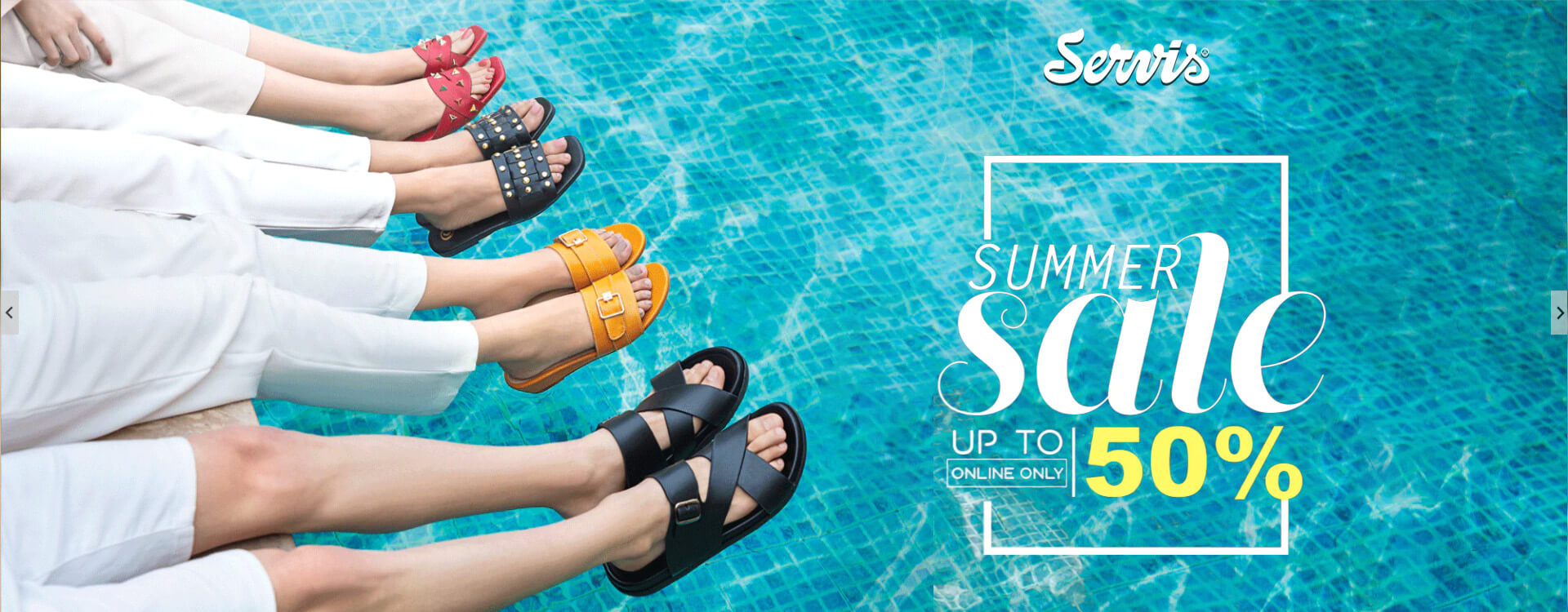 Get Ready for Summer with Servis: Up to 50% Off on Men, Women & Kids Footwear