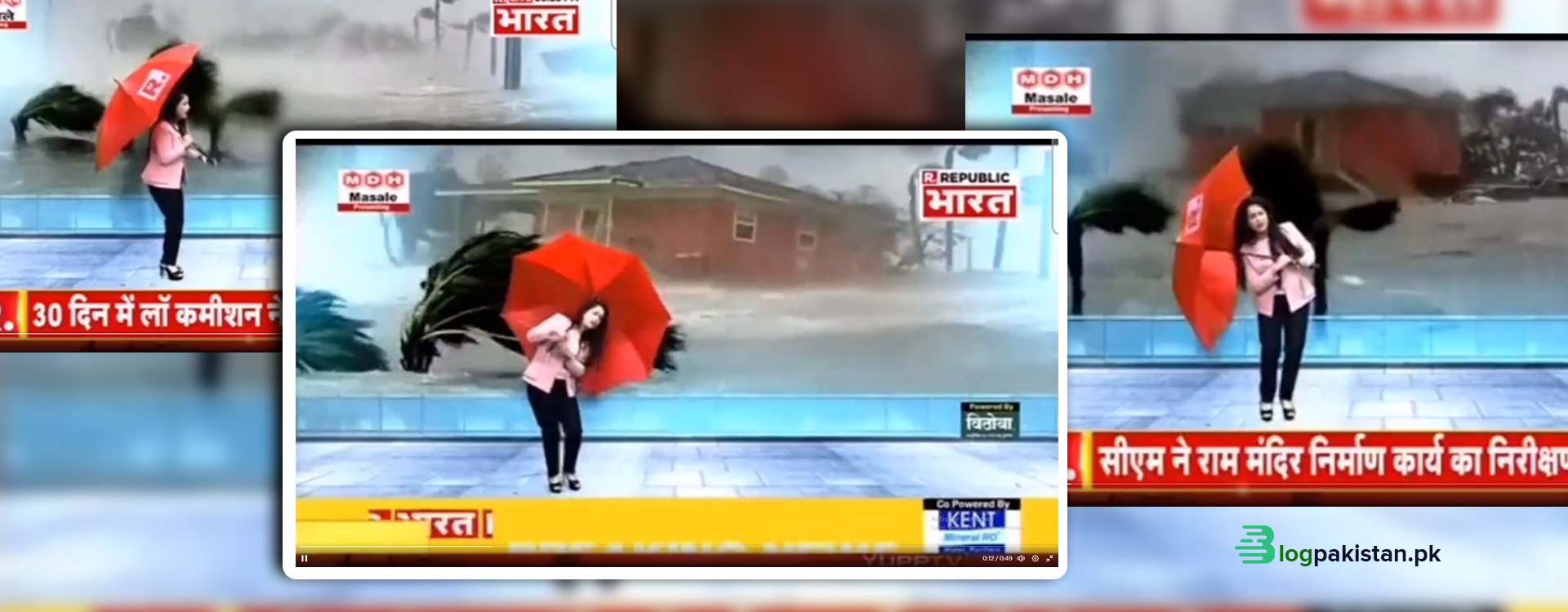 Hilarious Indian News Report on Cyclone Showing Florida in Background Goes Viral