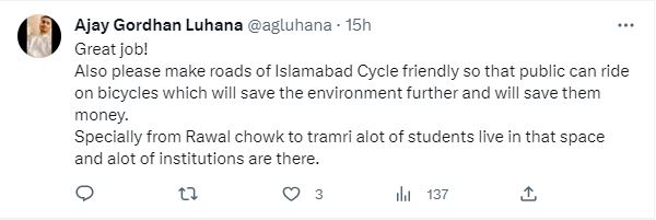 Response by the Public to cda chairman