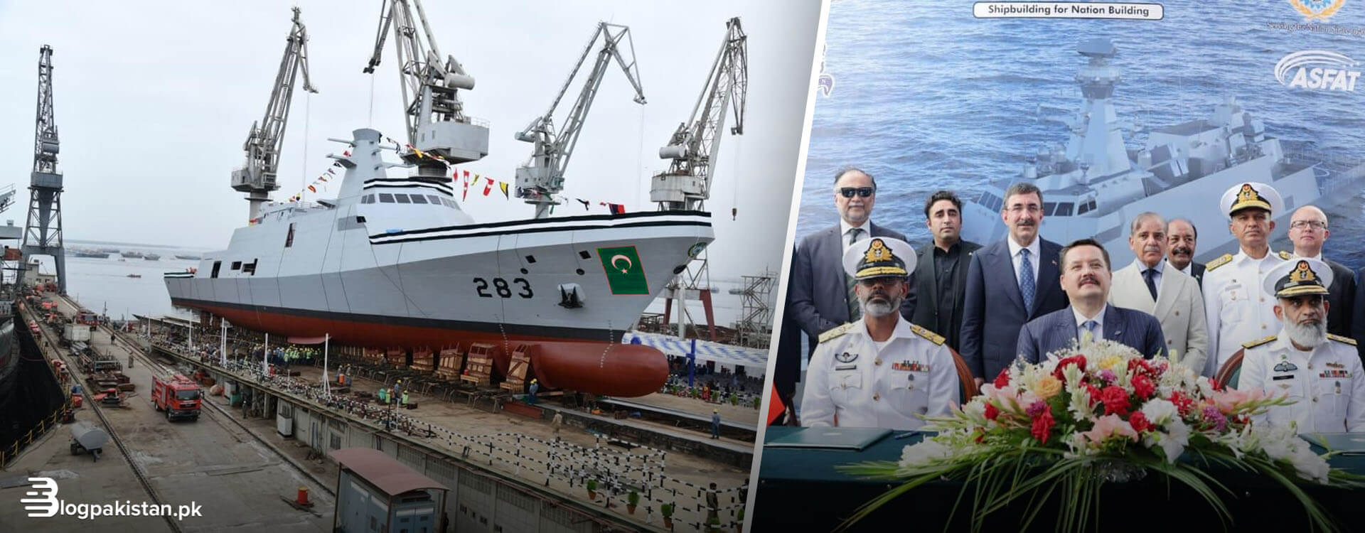 Pakistan Navy Gets New High-Tech Corvette War Ship Under the Pak-Turkey Agreement