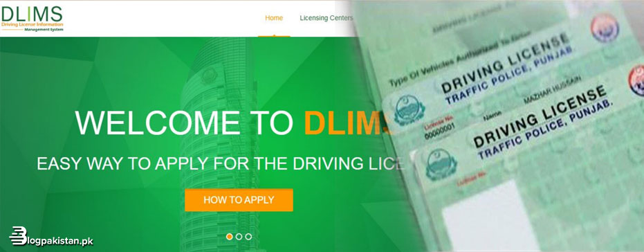 DLIMS License Bureau Lahore