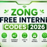 List of Zong Free Internet Codes 2026 – Surf the Web Faster