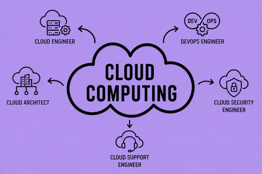 Cloud Computing jobs infographic