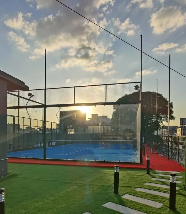 Spacious layout of the Best outdoor Padel Court islamabad