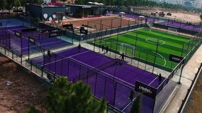 Clean and well-maintained luxury padel court islamabad with professional features