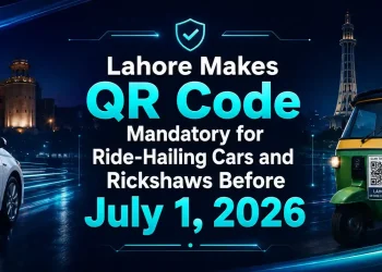 Lahore Makes QR Panic Code Mandatory for Ride-Hailing Cars and Rickshaws before 1st July, 2026.