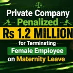 Private Company Penalized Rs 1.2 Million for Terminating Female Employee on Maternity Leave